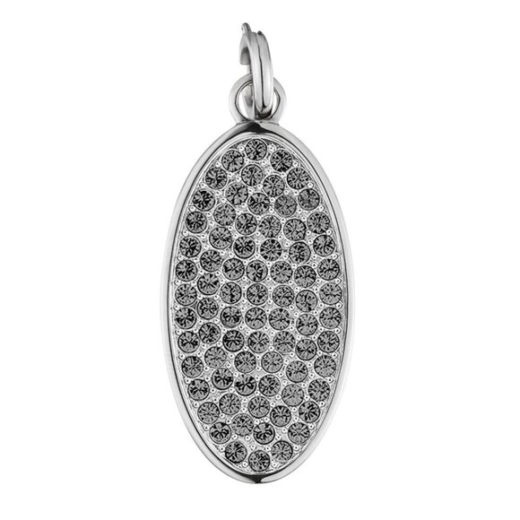 Dyrberg/Kern Seyferia Silver/Grey Swarovski crystal pendant - Picture 1 of 6